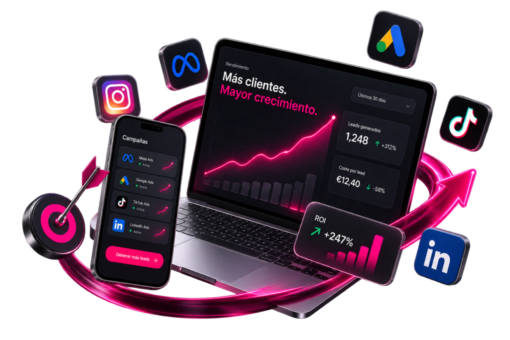 Panel de Marketing Digital en Crecimiento
